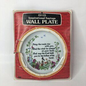Vintage Bevco Inspirational Sayings Collectors Wall Plate 7 1/2" Japan 1976